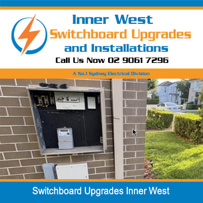 Electrical switchboard & meter box on wall in Inner West
