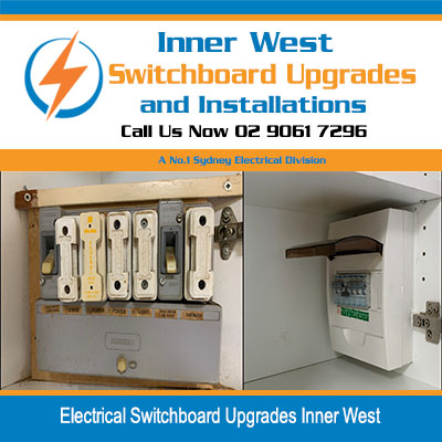 Old switchboard upgraded to modern switchboard in Inner West